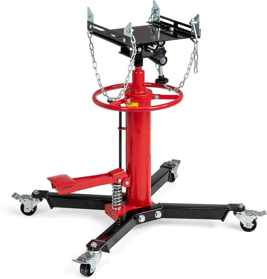 TUFFIOM Transmission Jack, 1660 lbs 3/4-Ton Hydraulic 2-Stage High Lift by TUFFIOM