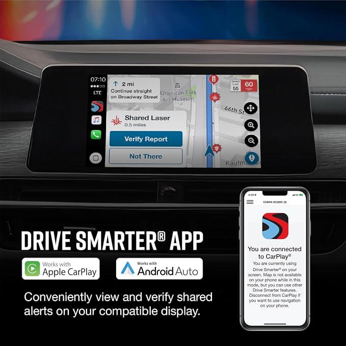 Cobra Smart Dash Cam with Interior Cam - Image 5
