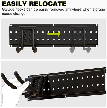 Garage Tool Organizer Wall Mount 49.5inch - Image 5