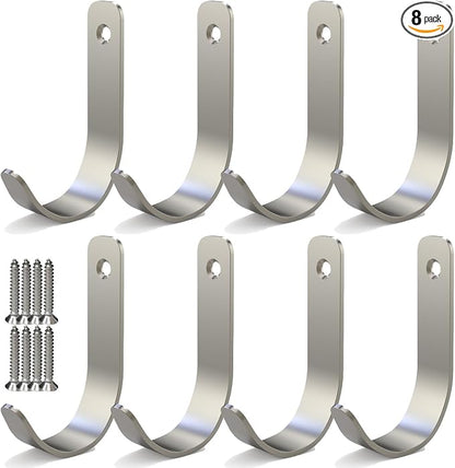 Hooks for Hanging Stainless Steel Heavy Duty Coat Hook Wall Hooks Robe Hanger by Aufuga