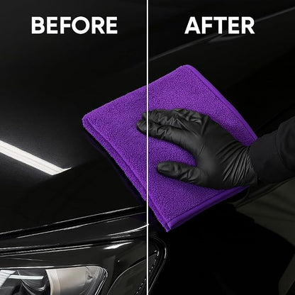 3 Pack Reusable Pak Details Micro Fiber Towels Car Detailing | 16x16 - Image 7
