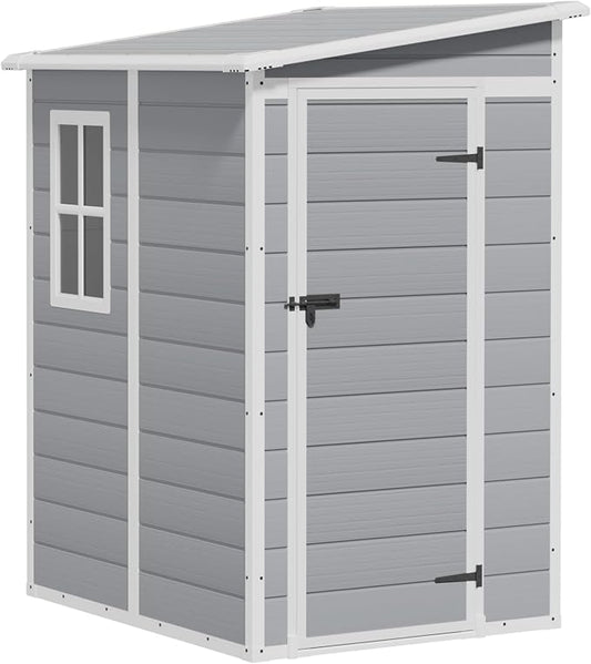 Greesum 5' x 4' Resin Weather Resistant Outdoor Storage Shed by BuynowfromGreesum