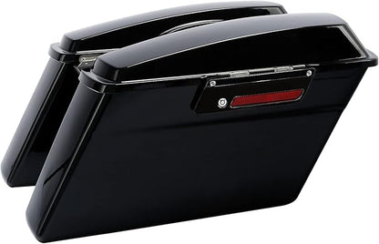 Green-L Hard Saddlebags with Black Latches Fit by Green-LMotorParts