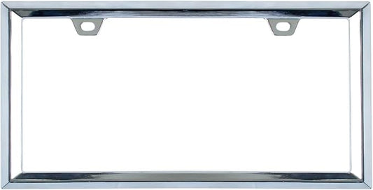3D Chrome License Plate Frames, Pure Zinc Alloy Metal by Sgooky