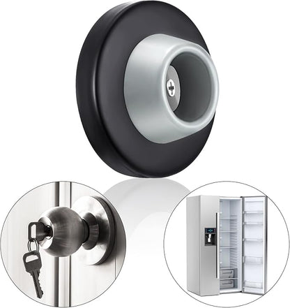 Blulu Concave Wall Door Stopper Door Bumper Stainless Steel Wall Protector - Image 6