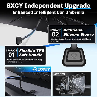 SXCY for 2023-2025 Chevy Colorado/Canyon Windshield Umbrella Sunshade 2025 - Image 2
