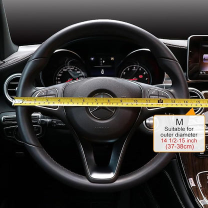 COFIT Breathable Car Steering Wheel Cover 15 inch Auto Universal Leather Wrap - Image 4