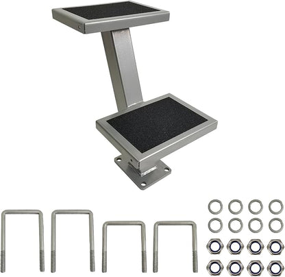 Universal 2 Double Steps Boat Trailer Ladder Boarding Step Fit by ZUVELLO