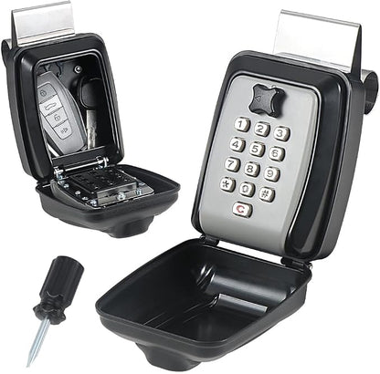 Car Window Punch Button Lock Box, Sturdy Waterproof Large Capacity Lock Box by Lifronkit