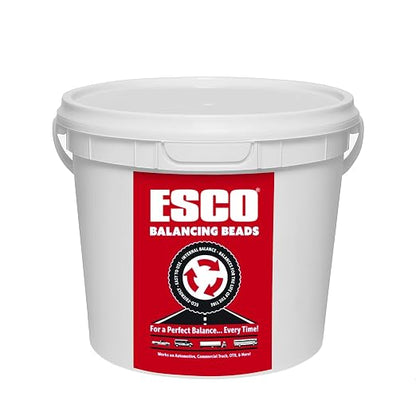 ESCO Tire Balance Beads – 17.6 lb Bulk Bucket | Reusable Ceramic Balancing Beads by EquipmentSupplyCo