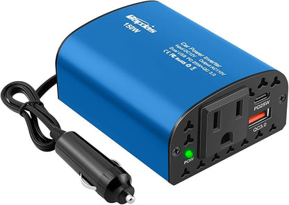 150W Car Power Inverter DC 12V to 110V AC Car Plug Outlet Adapter by Bapdas