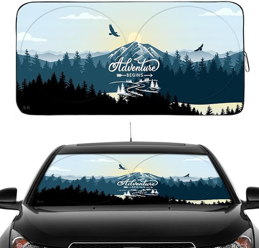 Gven Windshield Shade, Car Sun Shade by Gven
