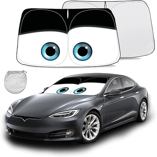 Gven Windshield Sun Shade for Tesla Model Y/3 Accessories 2025 Car Front Window by Gven