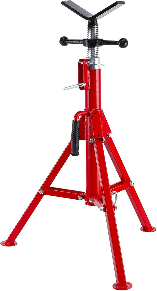 Towallmark V Head Pipe Jack Stand, 28-52 Inch Adjustable Height, 1/8"-12" by Towallmark