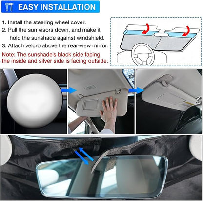 KUST Windshield Sun Shade for Mazda CX-50 2023 2025 2026 CX50 Accessories - Image 6