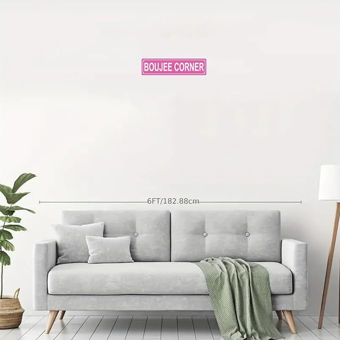 BOUJEE CORNER Space Metal Tin Street Sign Bar Cafe Garage Cave Home Room Wall - Image 3