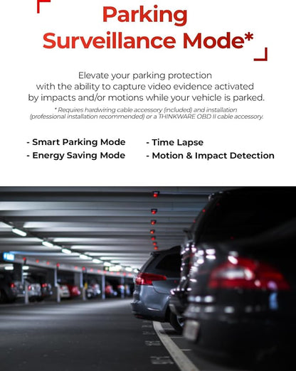 THINKWARE ARC Dash Cam with Smart Driving Alert System, 3X Energy Saving - Image 8