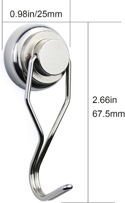 DIYMAG Swivel Swing Magnetic Hooks, Strong Heavy Duty Neodymium Magnet Hooks - Image 7