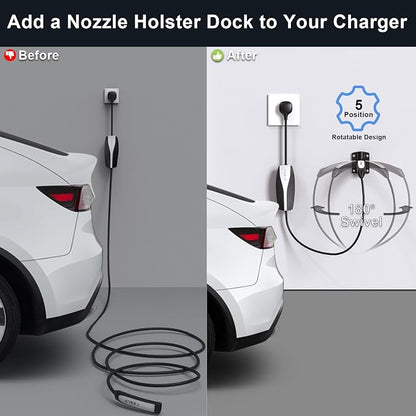 Tesla Charger Holder Wall Mount Tesla Mobile Connector Charger Holder, 5-Level - Image 6