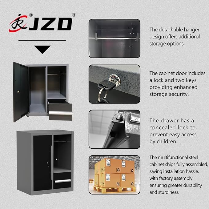 JZD Garage Cabinet System, Tool Storage Cabinets Set - Image 8