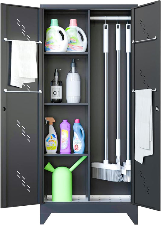 Metal Garage Storage Cabinet, Storage by ZONLESON