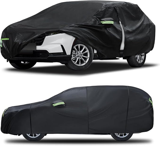 Car Cover Custom Fit for Honda CRV 1997-2025, Toyota RAV4 1996-2025, 6 Layers by Qualencey