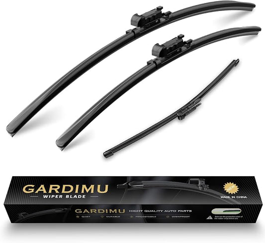 Replacement for BMW X1 2009-2015 Windshield Wiper Blades, 3 Pieces of Car Front by GARDIMU