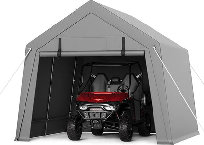 10 x 10 ft Carport Storage Shed, Portable Garage by GarveeLife