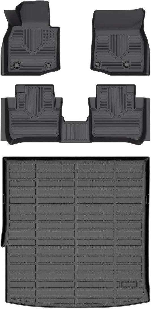 Wayhigh-All Weather Floor Mats and Cargo Liners Set Fit by Wayhigh