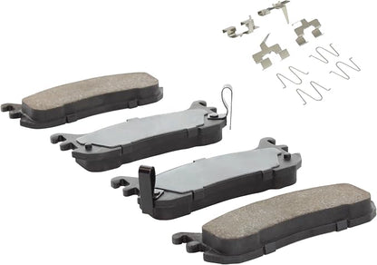 Premium Semi-Metallic Rear Brake Pads Compatible - Image 2