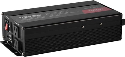 VEVOR 1000W Pure Sine Wave Inverter, DC 12V to AC 120V Power Inverter - Image 10