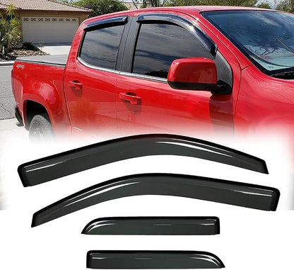 Side Window Wind Deflector, Window Visor fit by Puermto