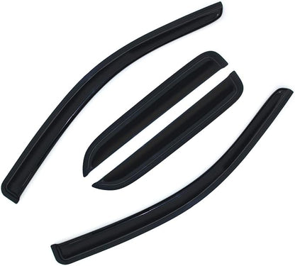 Smoke Sun/Rain Guards Window Visor Compatible - Image 2