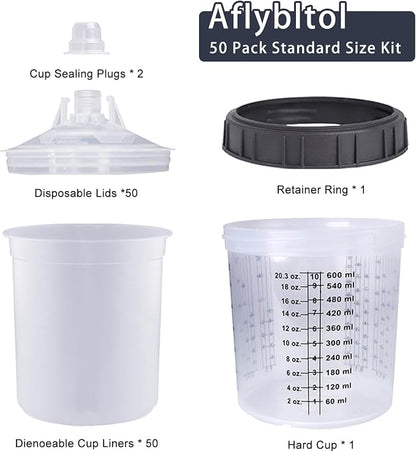 Disposable Paint Sprayer Mixing Cup - Image 6