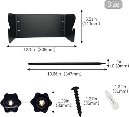 G-Sunny Garage Paper Towel Holder, Aluminum Wall-Mount Paper Towel Holder - Image 6