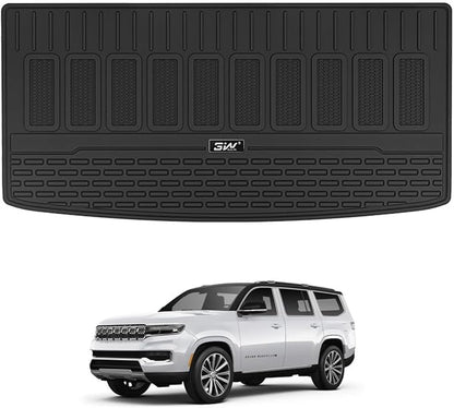 3W Cargo Liner Compatible with Jeep Grand Wagoneer 2022-2024 2025 7 Passenger by 3W