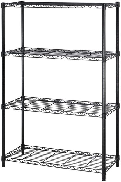4 Tier Shelving Unit NSF Wire Shelf Metal Large Storage Shelves Heavy Duty by BestOffice