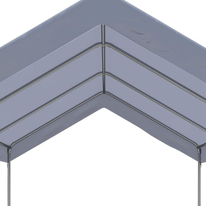 Outsunny 10' x 20' Party Tent and Carport, Height Adjustable Portable Garage - Image 9
