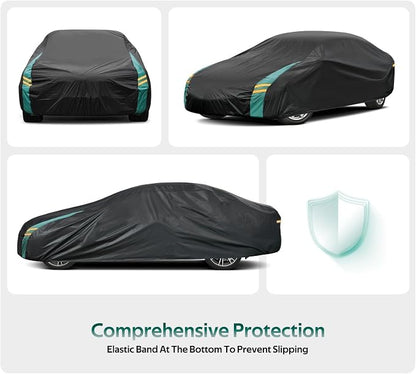 Car Cover for Ford Mustang Coupe/Convertible Fit 1964-2024 Mustang GT Cobra - Image 4