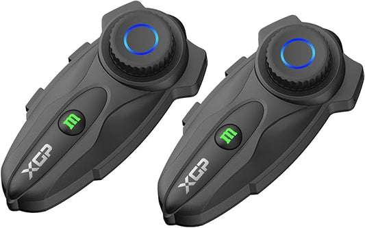 X10 10 Riders Group Mesh Motorcycle Intercom, 3000m Motorcycle Bluetooth by XGP