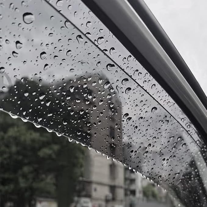 94167 Sunproof Waterproof Side Window Wind Deflector, Window Visor fit - Image 9