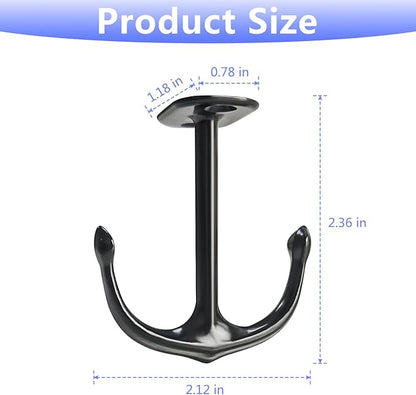 Anchor Two Prong Ceiling Hook for Closet Top Bathroom Kitchen Cabinet Garage - Image 2