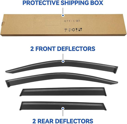 Window Visors Rain Guards for 2022 2023 2024 2025 Toyota Corolla Cross - Image 5