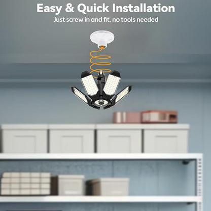 LED Garage Light Super Bright 15000LM LED Shop Lights 6500K Garage Lighting - Image 7