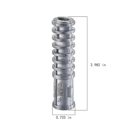 Wensilon 1/2 * 3 Lag Shield Anchor Long Zinc Alloy Bolts Concrete Anchors - Image 2