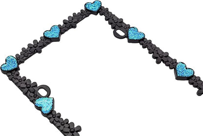 Creathome 3D Shining Daisy Heart License Plate Frame from Pure Zinc Alloy Metal - Image 8