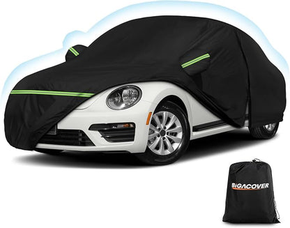 for New Beetle Car Cover Waterproof All Weather Heavy Duty Protection Outdoor by BIGACOVER