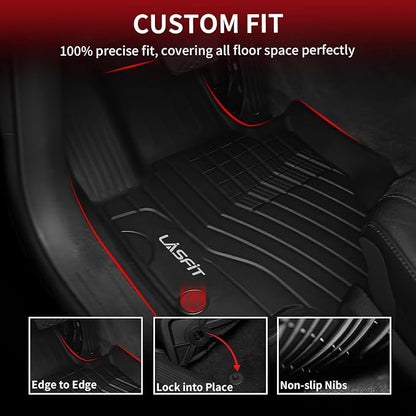 LASFIT Floor Mats for Mercedes Benz GLE SUV 2020-2026 350/450 / 450e / 580/53 - Image 2