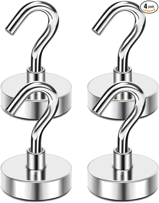 MIKEDE Magnetic Hooks, 28Lbs+ Strong Magnetic Hooks Heavy Duty by MIKEDE