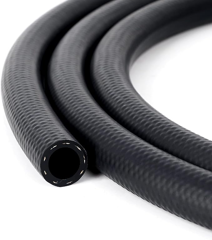LokoCar Rubber Fuel Hose Line Push Lock 3/16" ID SAE 30R7 NBR 25ft 300PSI Black - Image 9